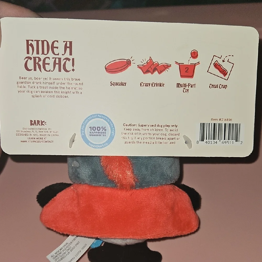 Bark Knight Stuffed Dog Toy